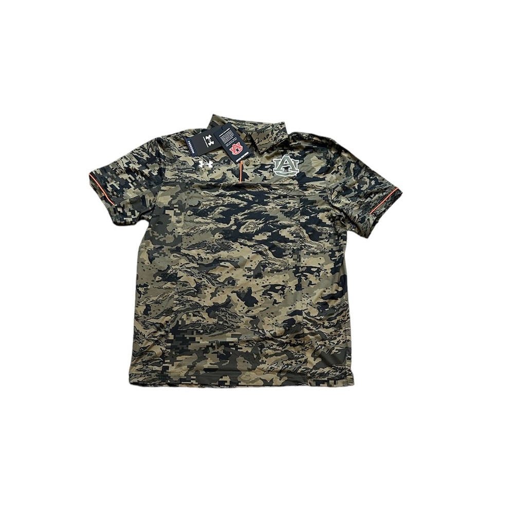 Auburn Tigers Under Armour Men’s Camo Freedom Polo Shirt‎